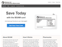 Tablet Screenshot of boamcard.com